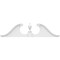 Ekena Millwork Rams Head Architectural Grade PVC Pediment (Urn Ships Unattached in Box), 78"W x 19-1/2"H x 2-3/4"P PEDPS078X195RHP00 - alternate 5